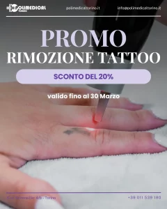 promo rimozione tattoo - Polimedical Torino